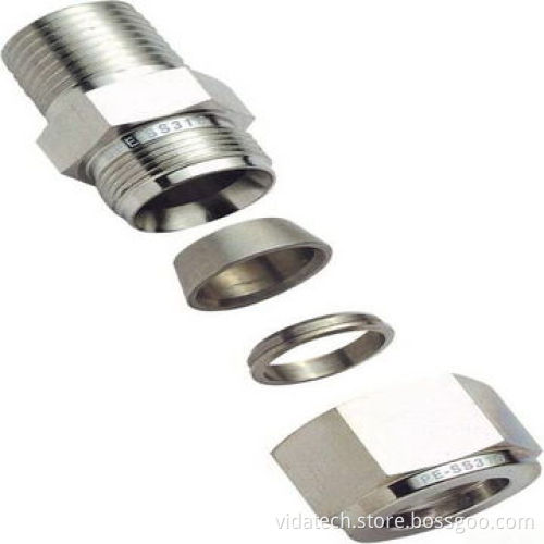 Stainless Steel Pipe Fittings, Available in Various Sizes, Screw Threads and Materials